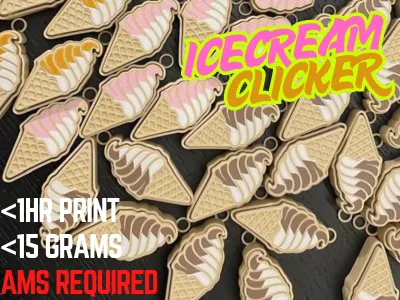 ICECREAM FIDGET CLICKER 