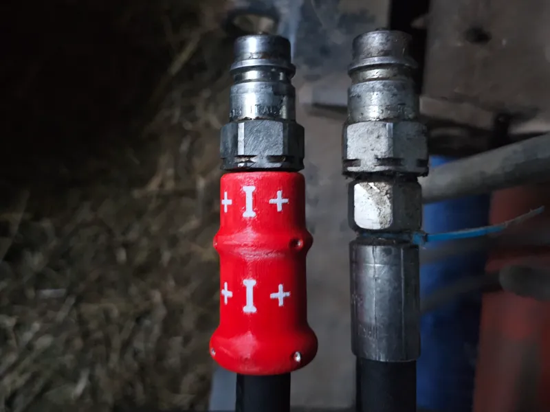 Hydraulik Markierung für 22 Mutter, 20mm Schlauch