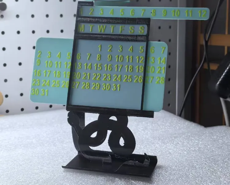 Infinity Calendar with Snake Stand by Luban Daddy MakerWorld: Download ...