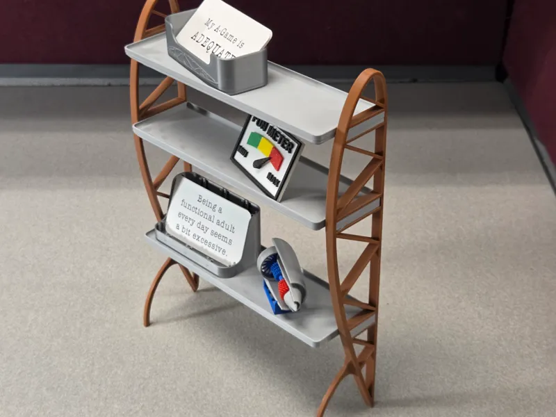 Aircraft Wing Rib Display Shelf – 3 Tier