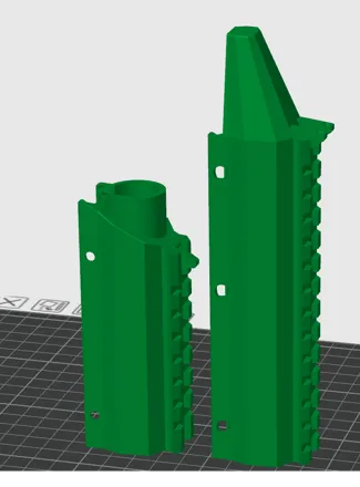 Airsoft M4 Battery Riser