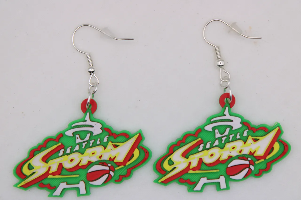 Seattle Storm Earrings view 4