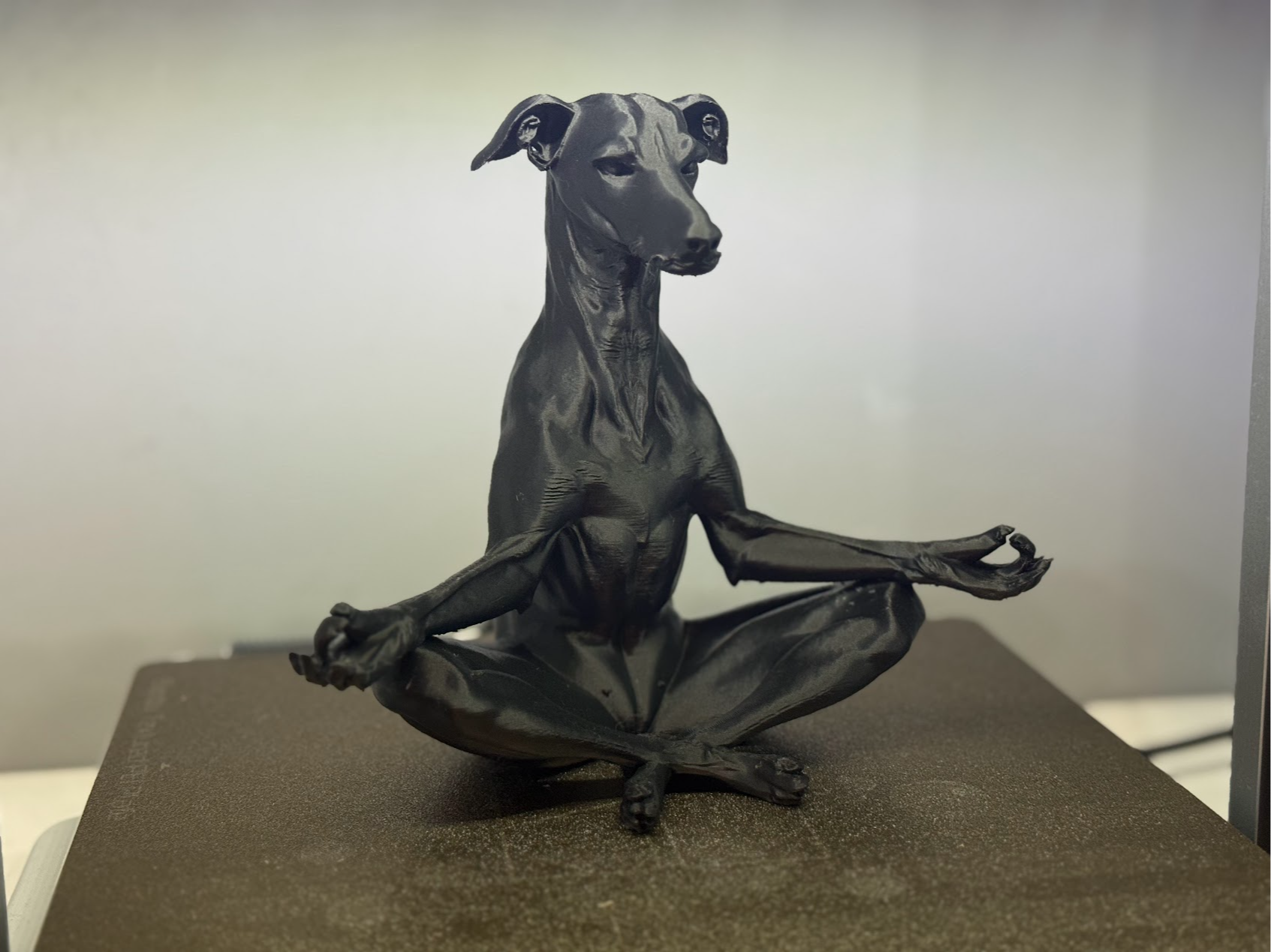 Meditating Greyhound Statue