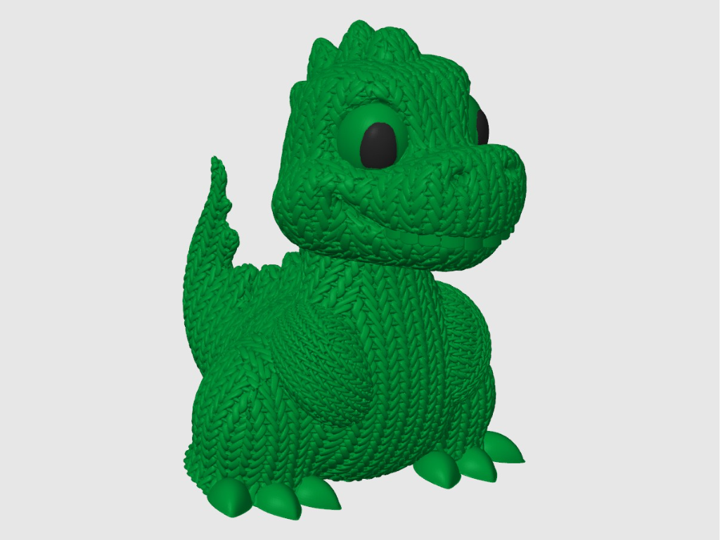 Gestrickter Dino T-Rex
