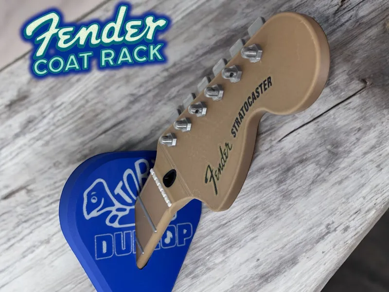 Fender Stratocaster Coat Rack
