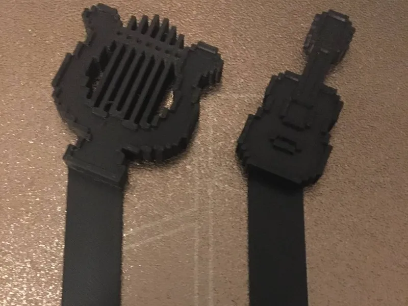 Music instruments bookmarks