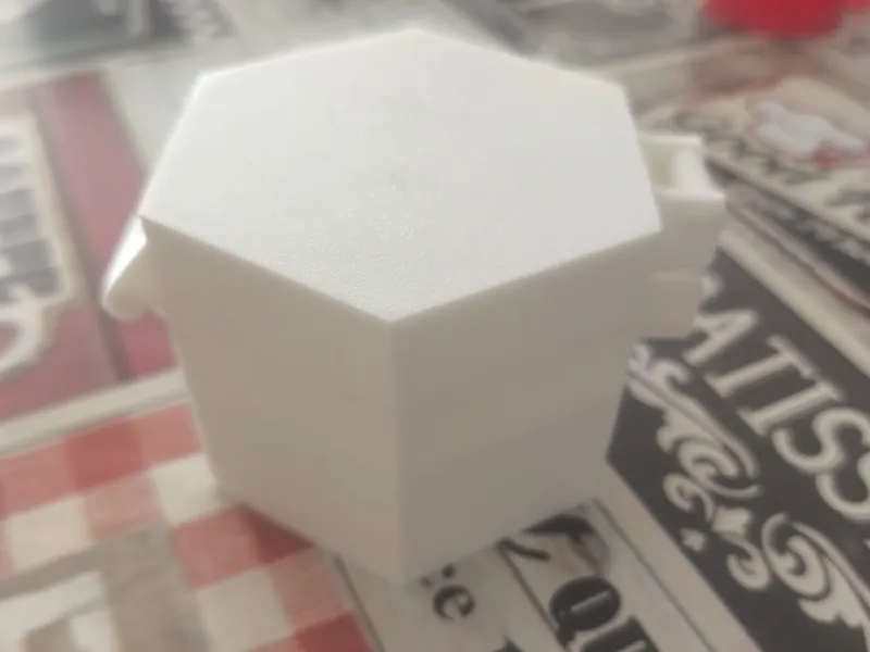caja exagonal