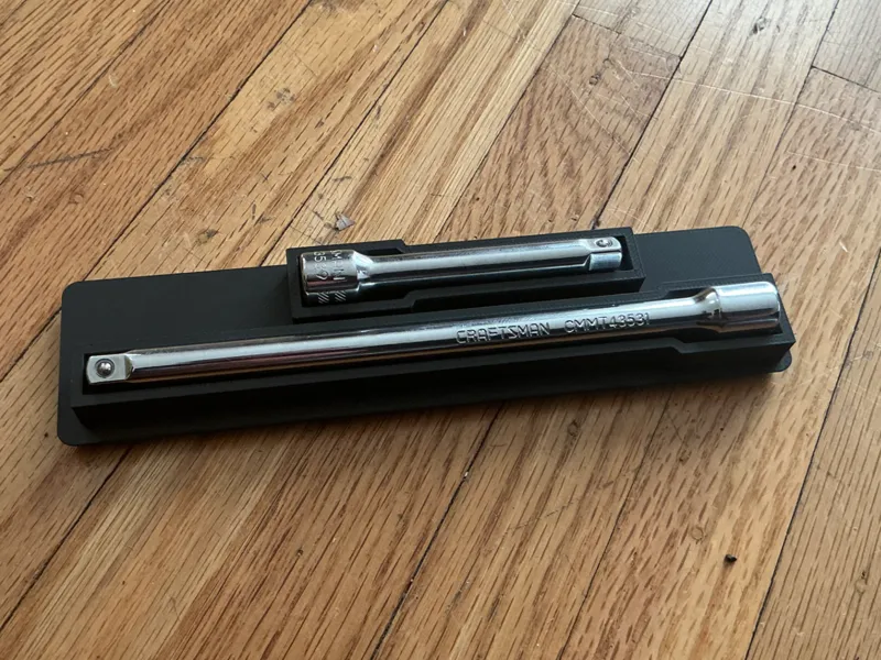 1/4" Ratchet extensions - Gridfinity Storage