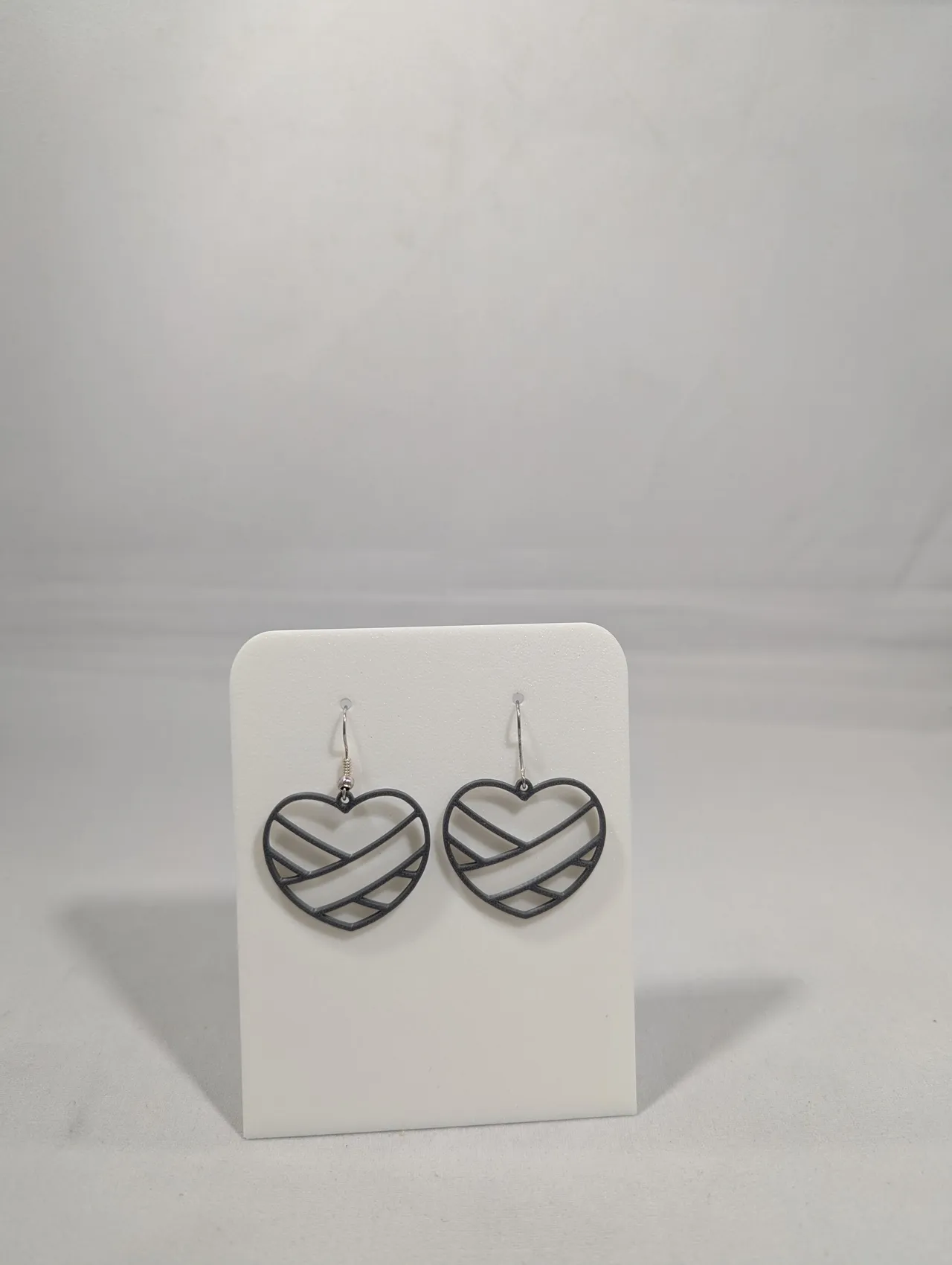 Mending heart earrings view 4