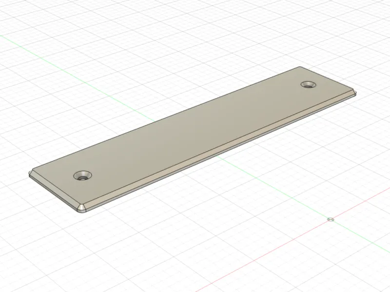 Placca Cieca tapparella interasse 165mm