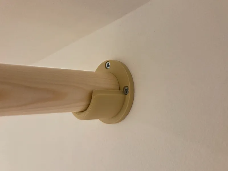 curtain rail holder