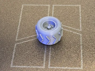 Fictional heavy lift vehicle wheel