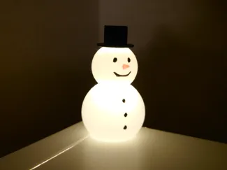 DIY Paintable Snowman｜LED Lamp & Kids Activity Kit