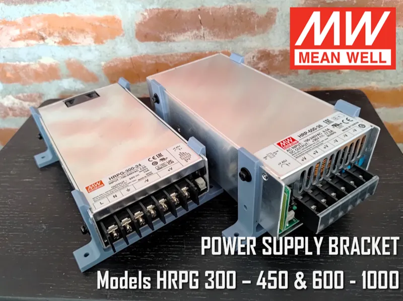 MEAN WELL Power Supply Brackets (HRPG Models)