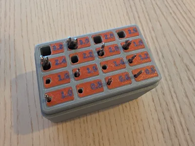 Drill Bit Organizer for small bits