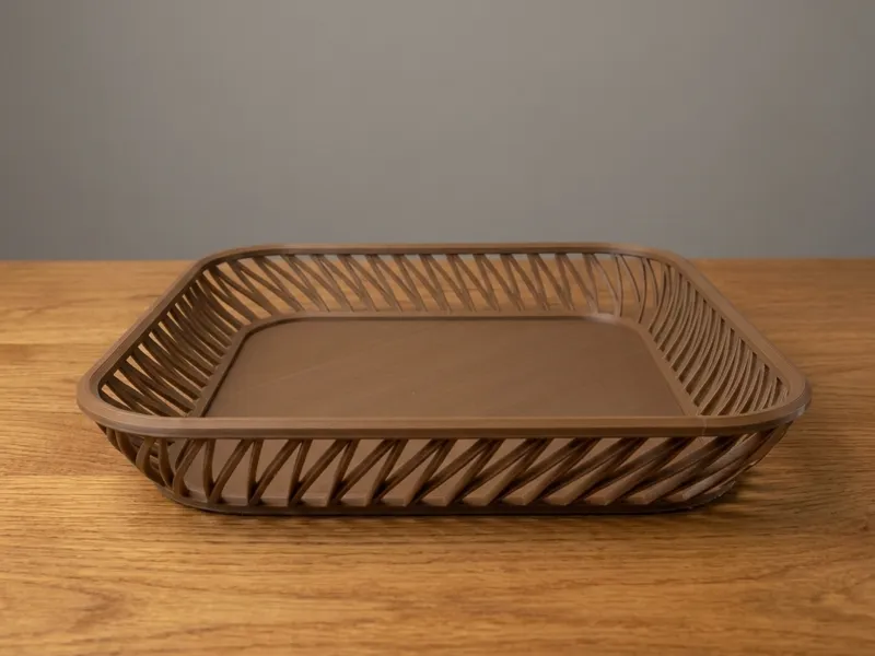 Geometric Weave Catchall Tray