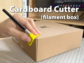 Cardboard Cutter for filament box 耗材盒切割工具