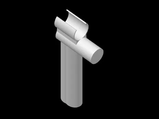 Garbage brush and shovel handle attachment