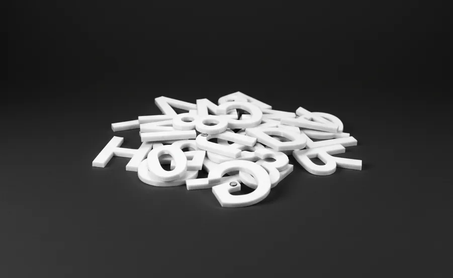 Magnetic Alphabet Letters & Numbers - Arial - Free 3D Print Model ...