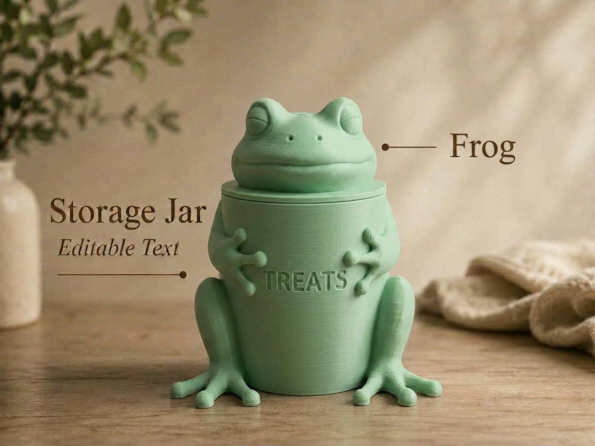 Frog Storage Jar