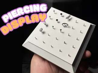 Jewelry Display for Piercing Tops