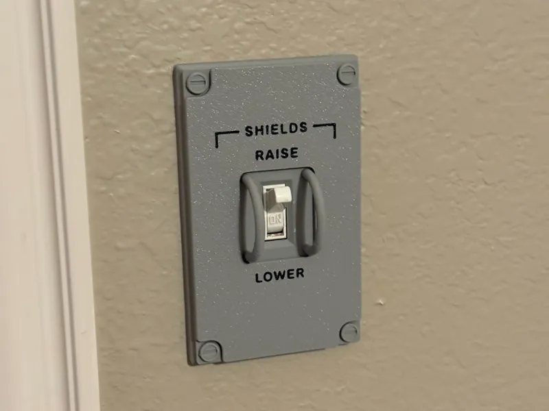 Sci-fi Light Switch Cover (Raise Shields, etc)