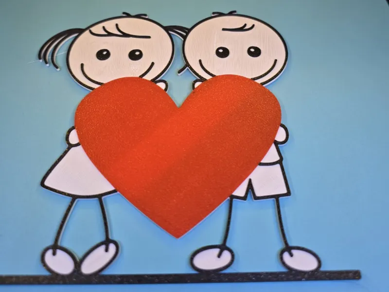 Couple Figurines "Heart" – Modern & Exclusive