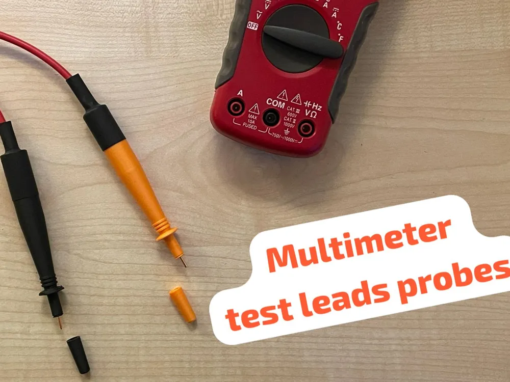 Modelo para impresión 3D: Multimeter Testspitzen Messspitzen - DIY. Referencia del modelo original.