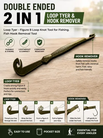 Accesorio de taller: Double Ended Fishing Tool -Loop Tyer and Disgorger — vista de referencia 2