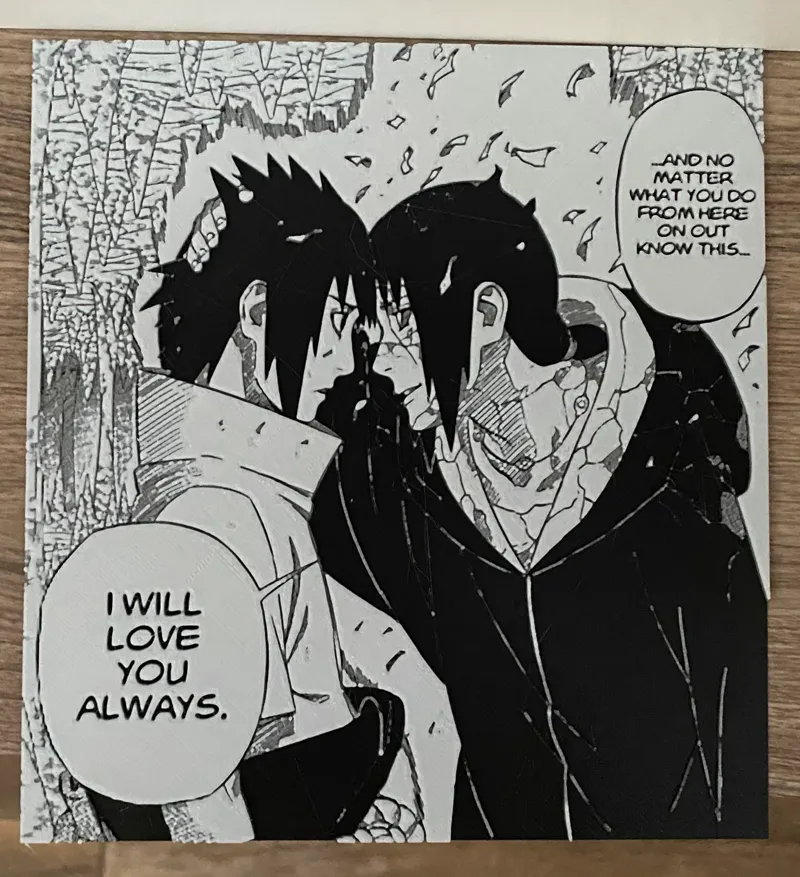 Itachi and Sasuke Uchiha Brotherhood moment