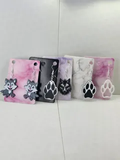 5 Wolf Earrings (Layered noAMS/MMU/Ace/CFS/Chroma)