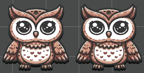 Small, lightweight, and totally owl-some! Earrings view 3