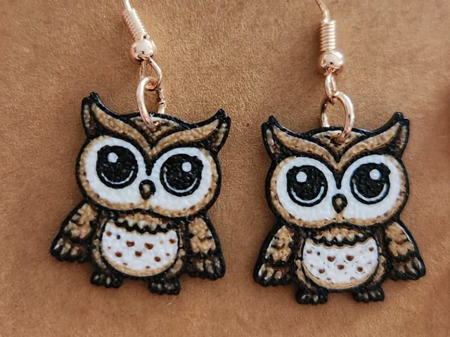Small, lightweight, and totally owl-some! Earrings