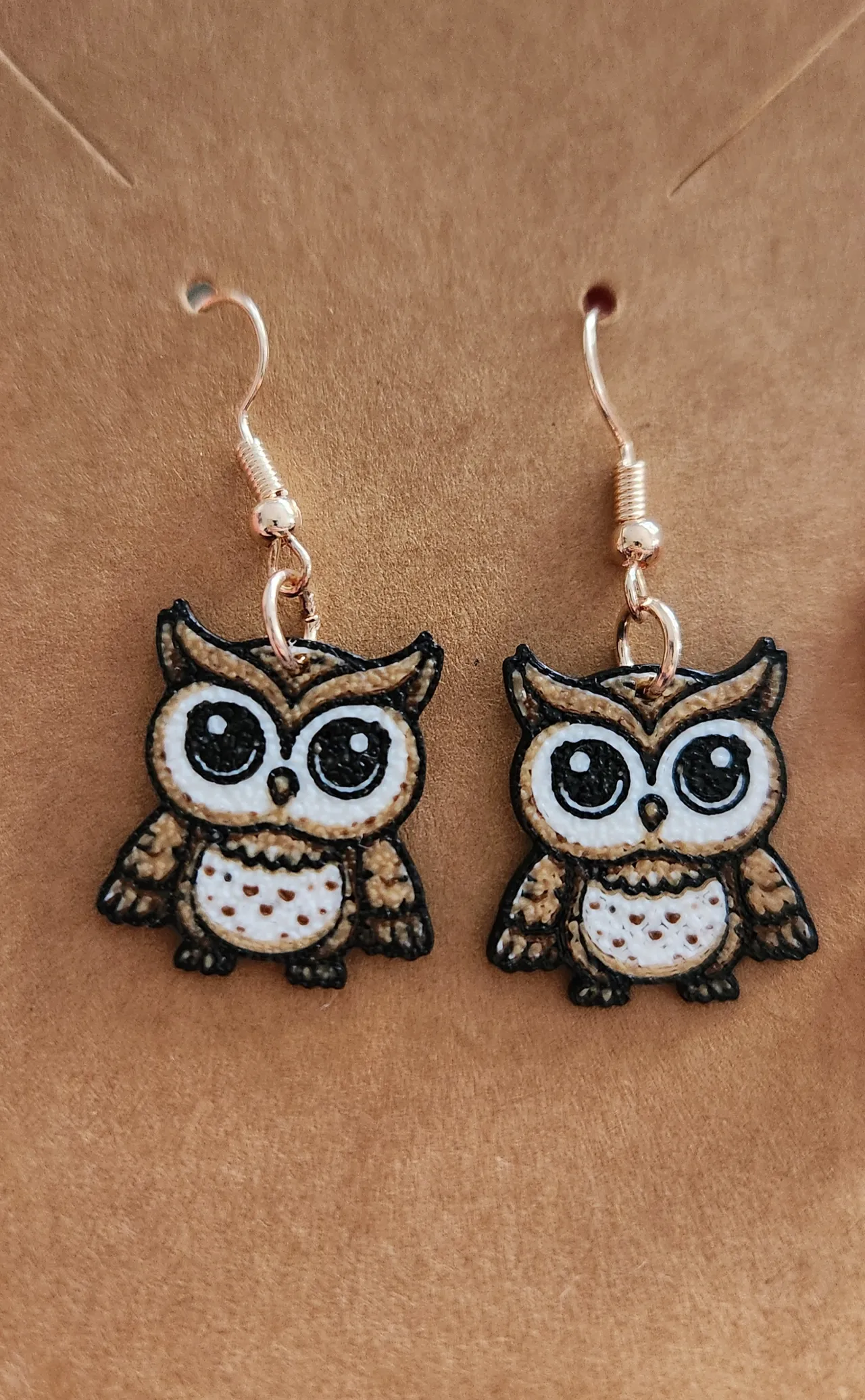 Small, lightweight, and totally owl-some! Earrings view 2