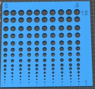 Circle Gauge Printer Calibration