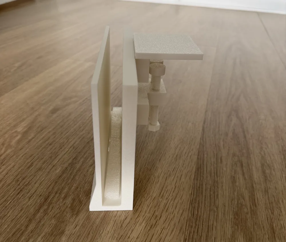 Clamp-On Vertical Laptop Holder - Free 3D Print Model - MakerWorld
