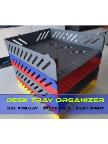 Organizador: Desk Tray Organizer - Easy Print - XL Design — vista de referencia 2