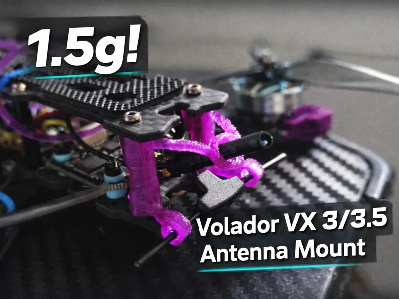 Volador VX 3 / 3.5 Antenna Mount 1.5g by Drewnik