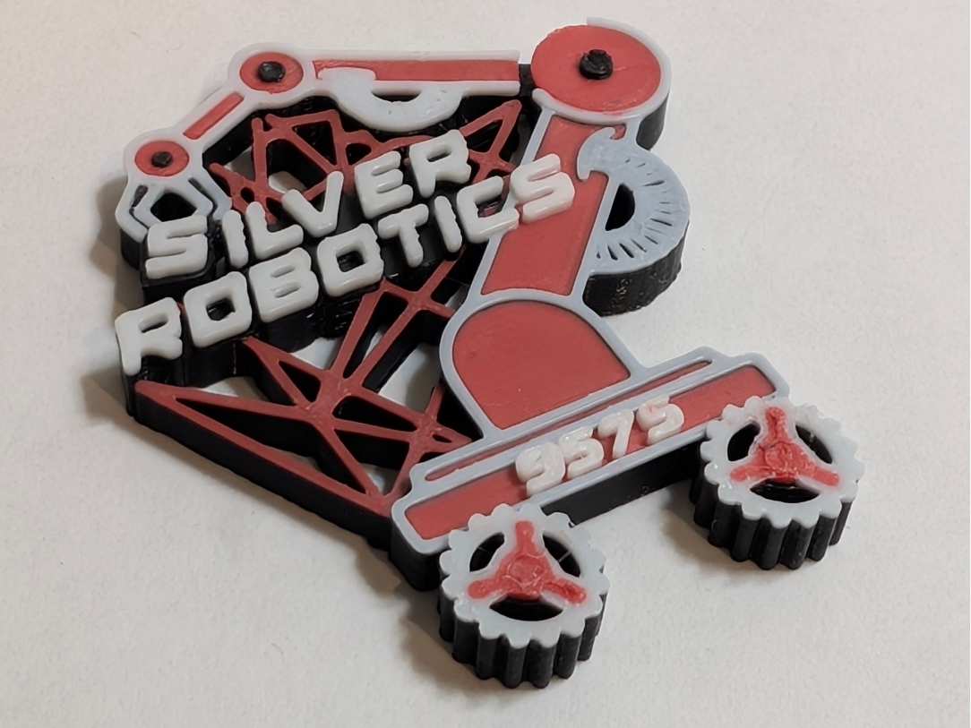 Silver Robotics 9575 Logo Toy, AMS 3D model