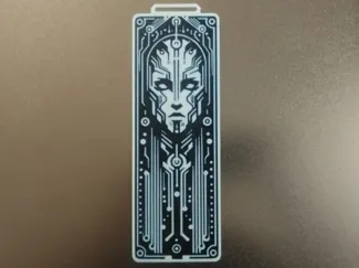 cyberpunk stylus bookmark
