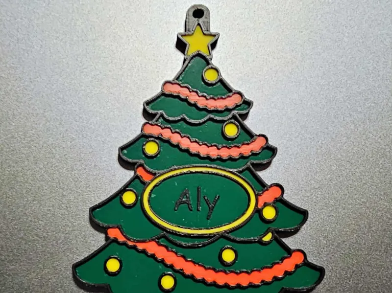 Personalized Christmas Tree Ornament