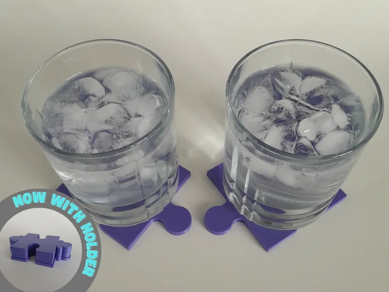Puzzle Coaster/Hot Pad Set