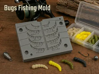 Bugs Fishing Modl - for soft lures