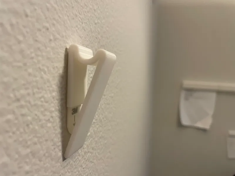 Command Hook Clip Small Wall Paper Holder