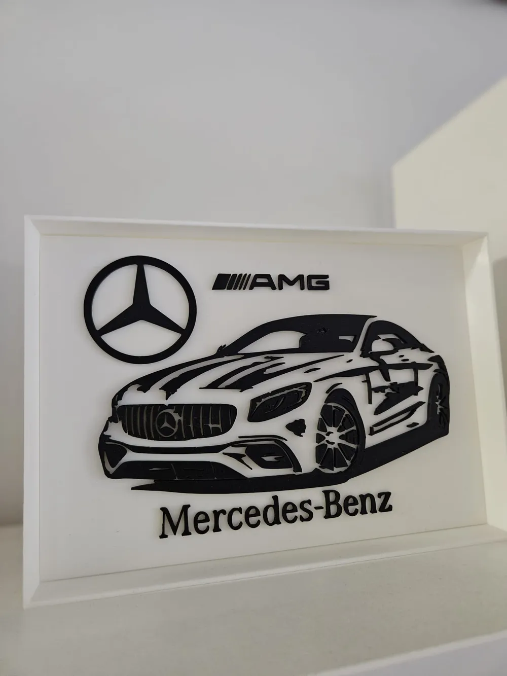 Wall art AMG Mercedes - Free 3D Print Model - MakerWorld