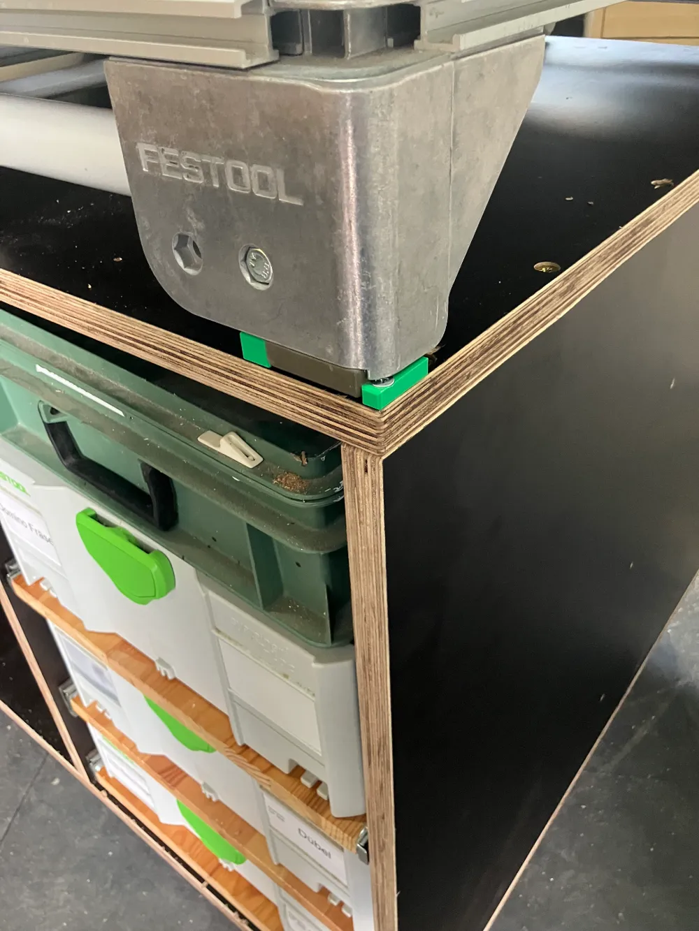 Festool MFT - Table Fixation to Base Cabinet - Free 3D Print Model ...