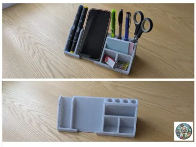 Office Desk Organizer with Phone Stand