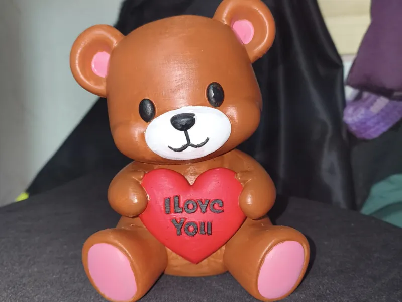 Teddybär mit Herz