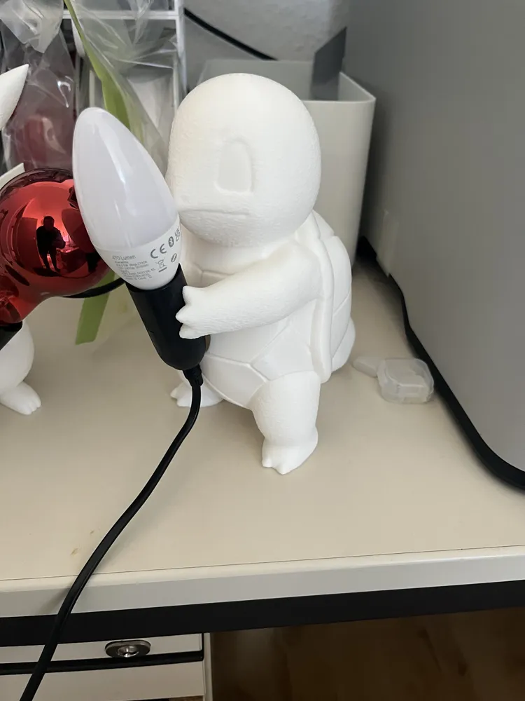 Schiggy Lampe/ Squirrtle Lamp – Kostenloses 3D-Druckmodell – MakerWorld