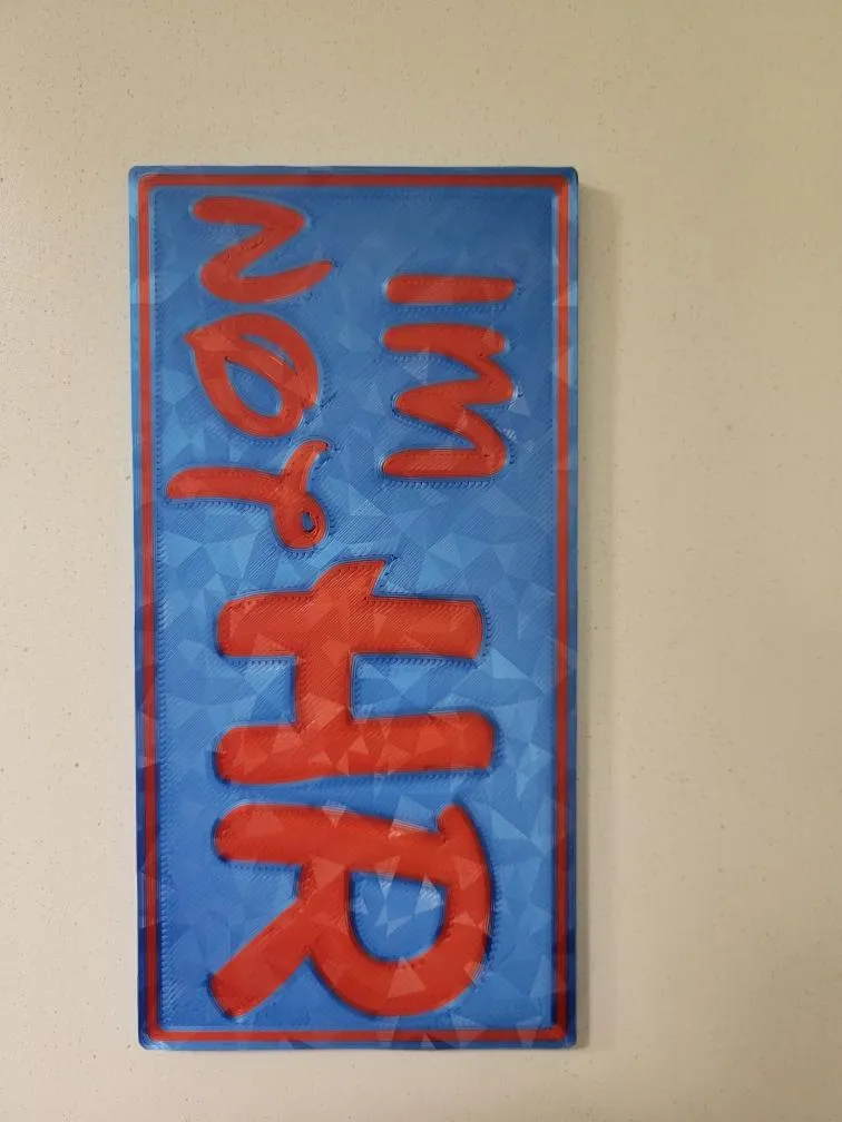Im not HR sign